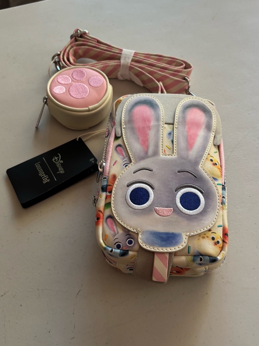 Disney Kids Bunny Crossbody Bag - loungfly Zootopia. Judy Hopps brand new